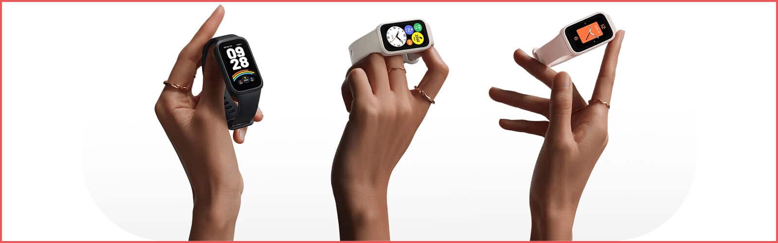 ابعاد mi band 9 active