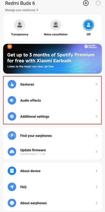 تنظیمات برنامه ایرپاد شیائومی - بخش اول