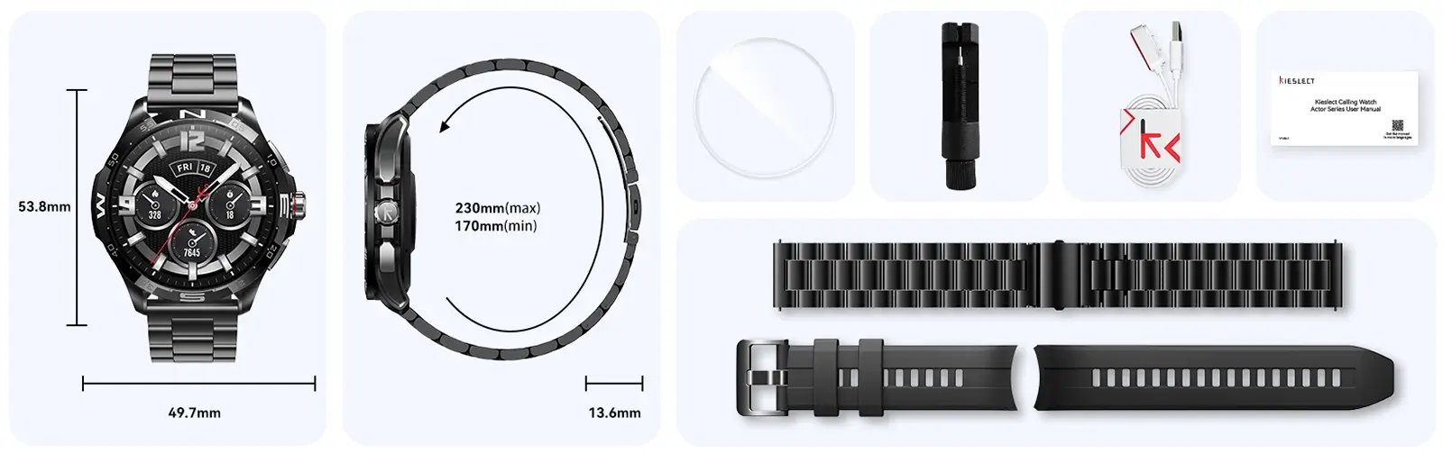 محتویات داخل جعبه ساعت کیسلکت Actor leading