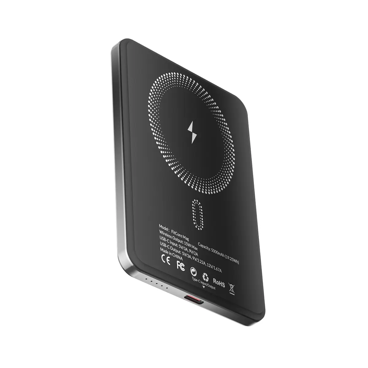 پاور بانک مگ سیف گلوریمی مدل FitCore Mag با ظرفیت 5000 میلی آمپر ساعت