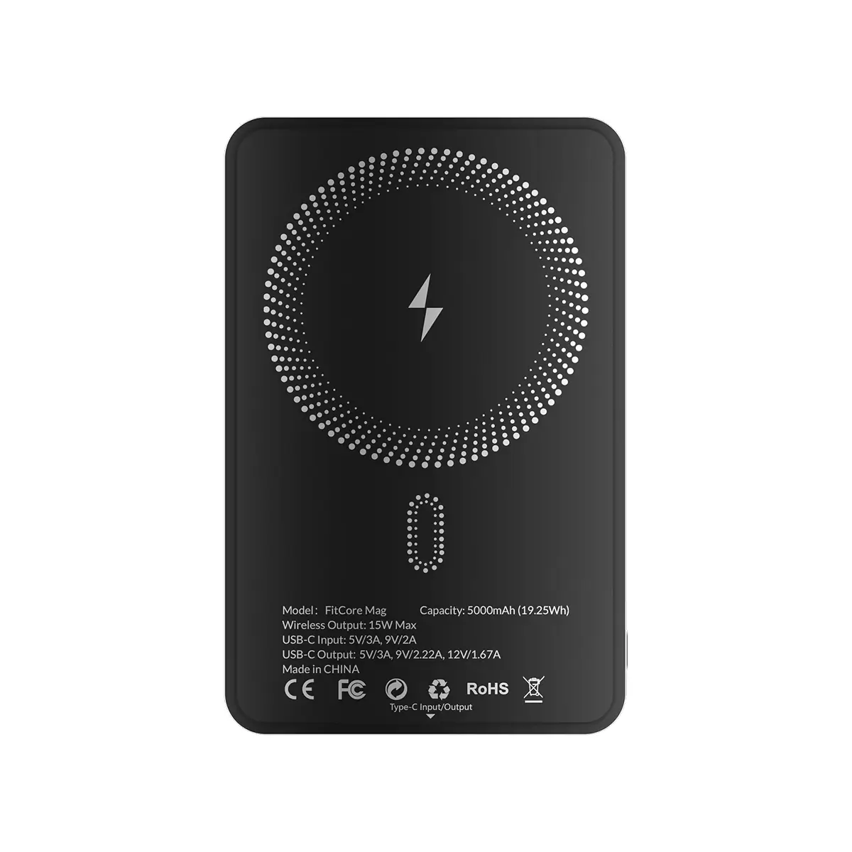 پاور بانک مگ سیف گلوریمی مدل FitCore Mag با ظرفیت 5000 میلی آمپر ساعت
