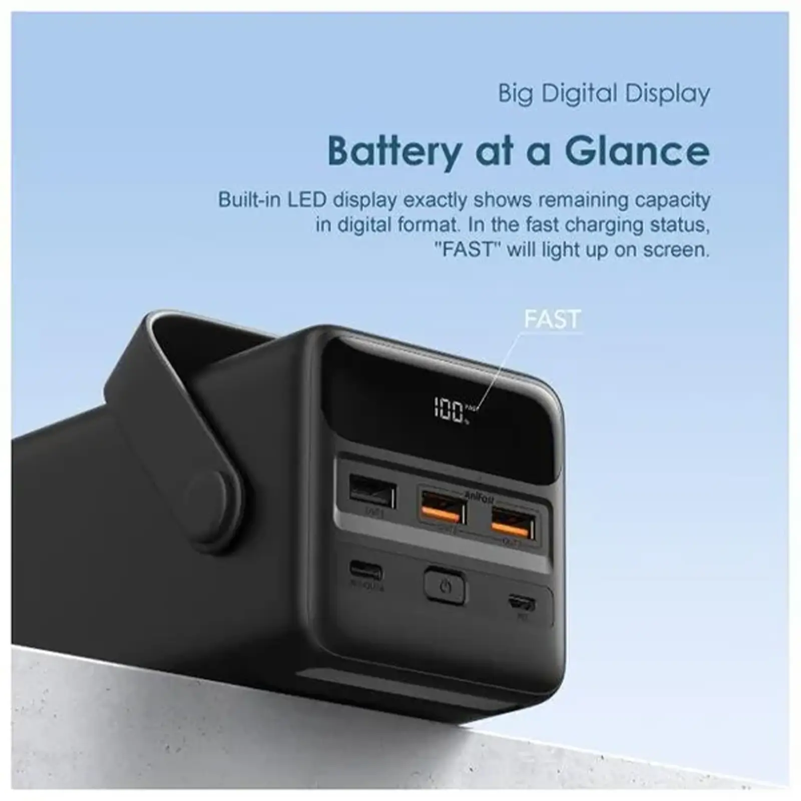 پاور بانک اورایمو مدل PowerBox 500 با ظرفیت 50000mAh و توان 22.5W