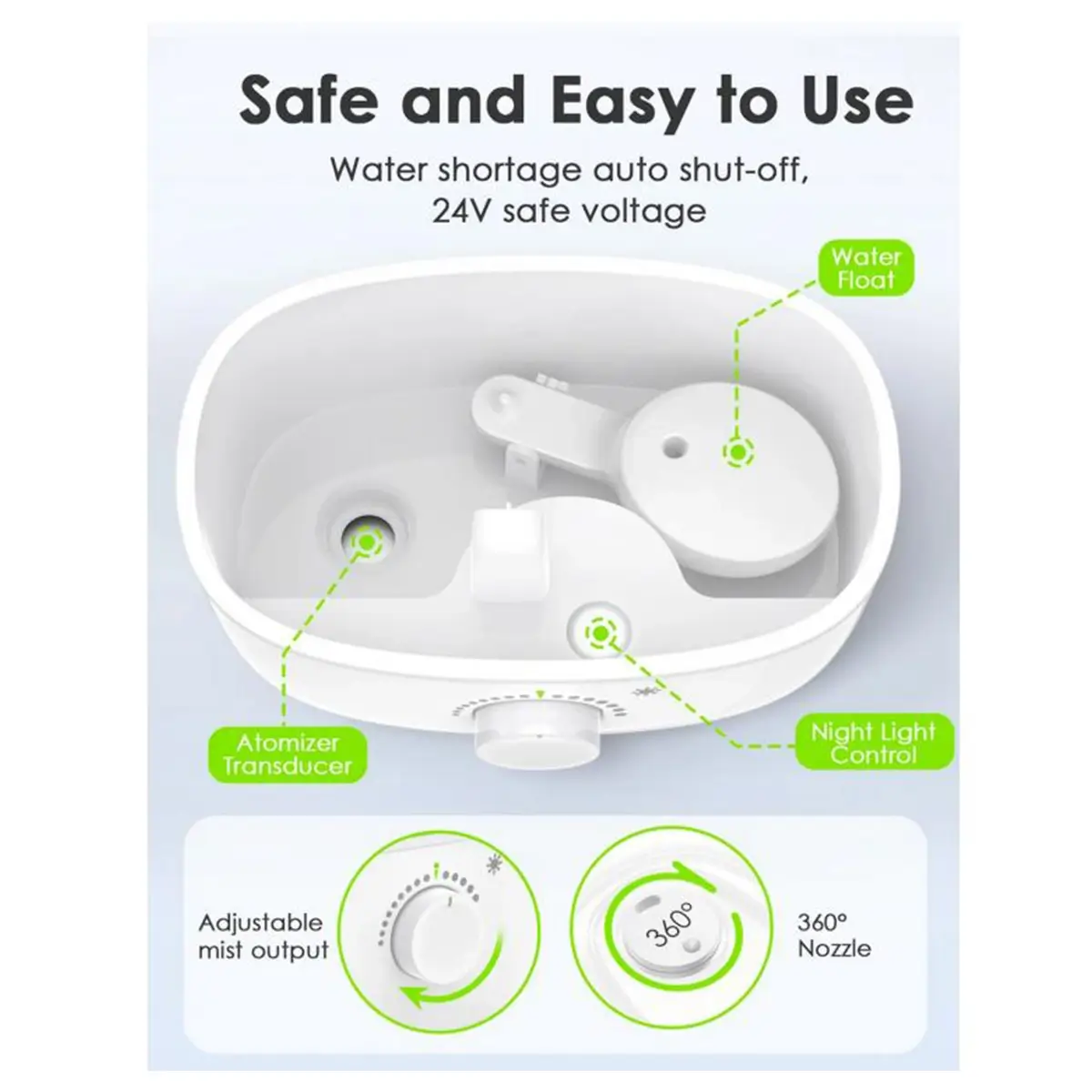 دستگاه بخور سرد اورایمو مدل Oraimo Humidifier OHM-U02