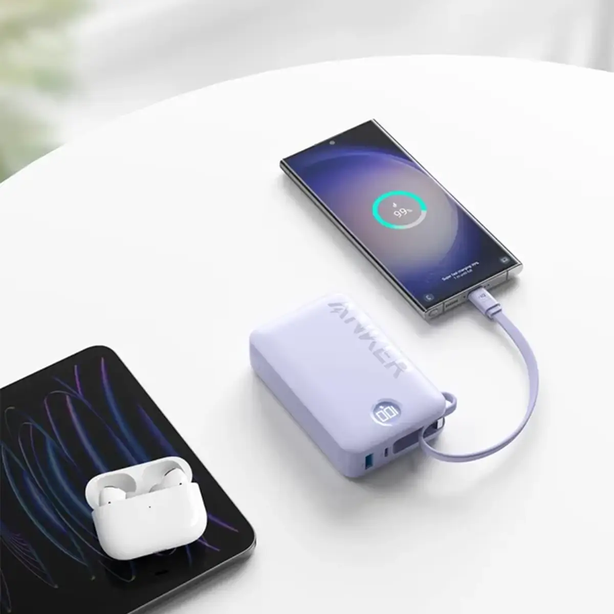 پاور بانک انکر مدل A1647 با ظرفیت 20000mAh و توان 22.5W