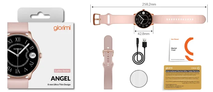 اقلام داخل بسته ساعت گلوریمی انجل