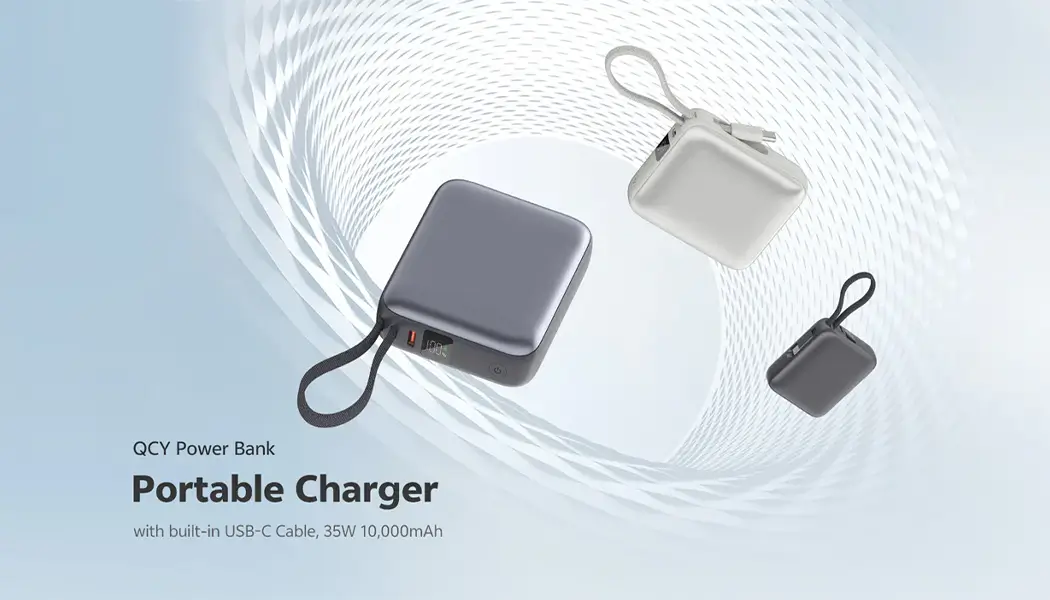 پاور بانک کوچک کیو سی وای مدل pb10c